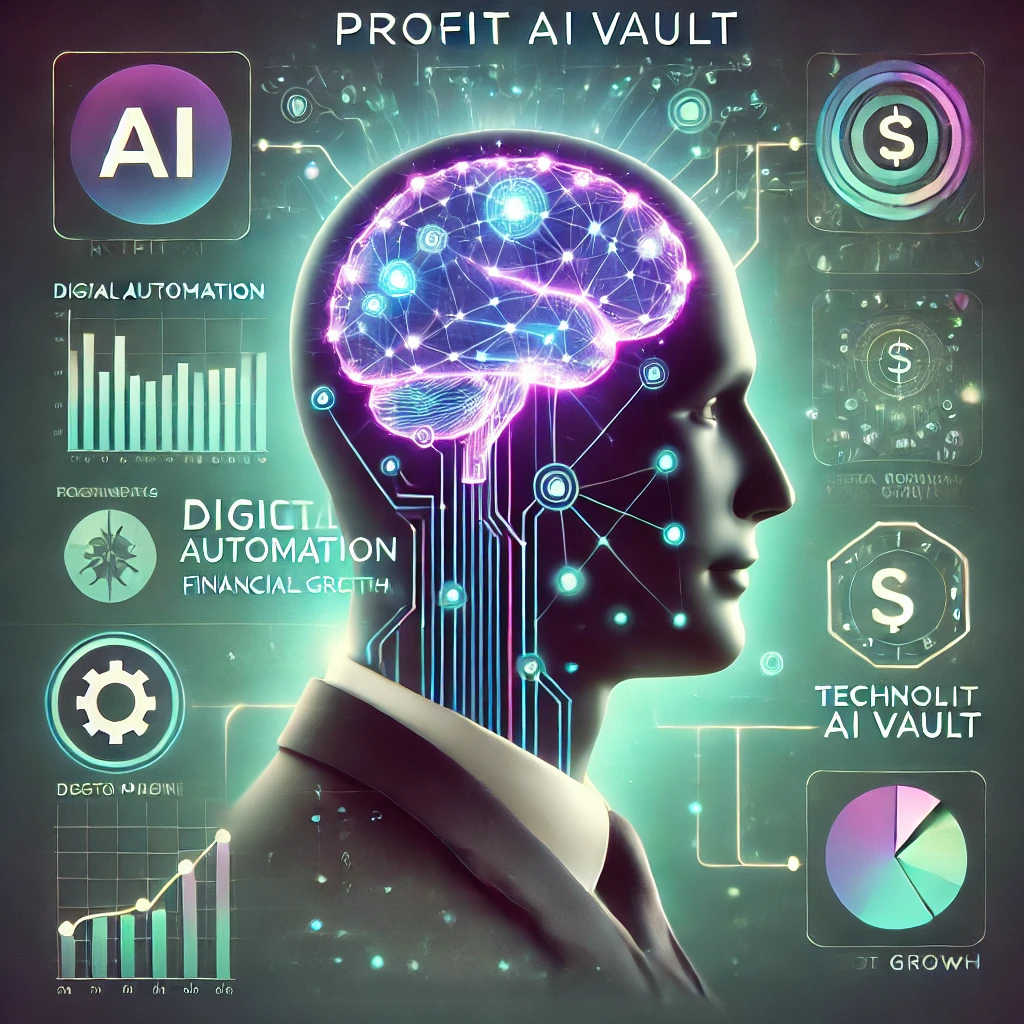 DALL·E 2025-03-03 14.07.17 - A futuristic AI-powered business concept image. The design should showcase a digital automation theme, with a glowing AI brain, data streams, and tech